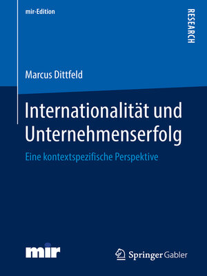 cover image of Internationalität und Unternehmenserfolg